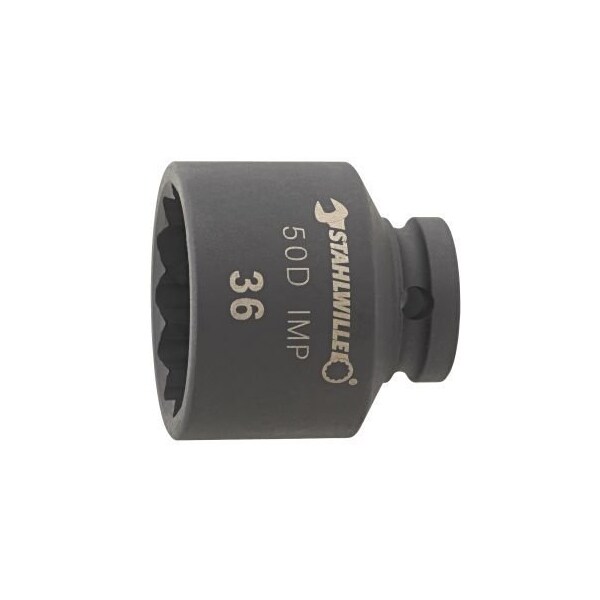 12, 5 mm (1/2") IMPACT socket Size 32 mm L.50 mm
